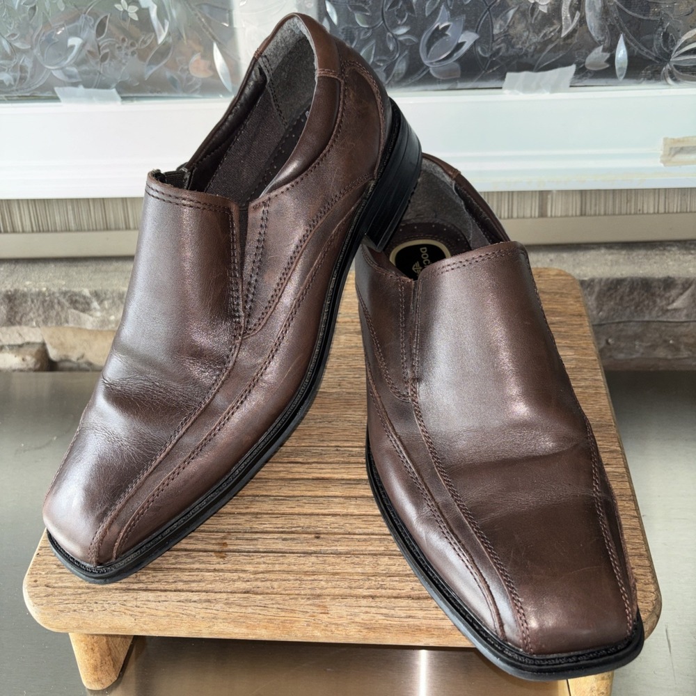 Dockers proStyle Mens Shoes 90-27227 10.5 M Brown Comfort Slip On Cushion Sole